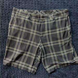 Dunning Mens Short‎ Black Golf Chino Performance Athletic Casual Size 38